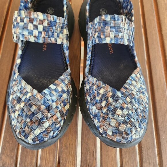 Bernie Mev European Slip-On Comfort Mary Jane Shoes Size EU 38 US 7-7.5 Grip - Picture 5 of 13